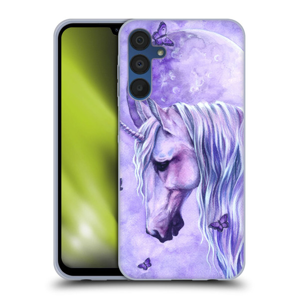 Selina Fenech Unicorns Moonlit Magic Soft Gel Case for Samsung Galaxy A15