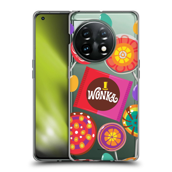 Willy Wonka and the Chocolate Factory Graphics Candies Soft Gel Case for OnePlus 11 5G