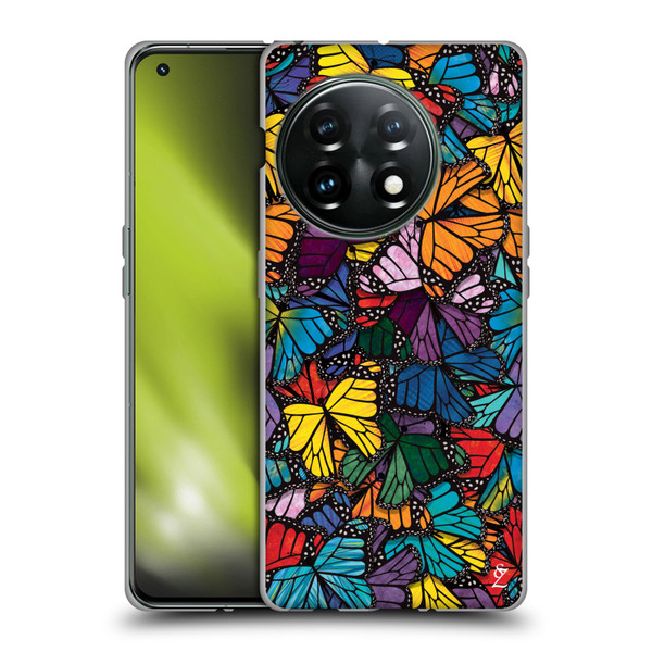 Suzan Lind Butterflies Monarch Soft Gel Case for OnePlus 11 5G