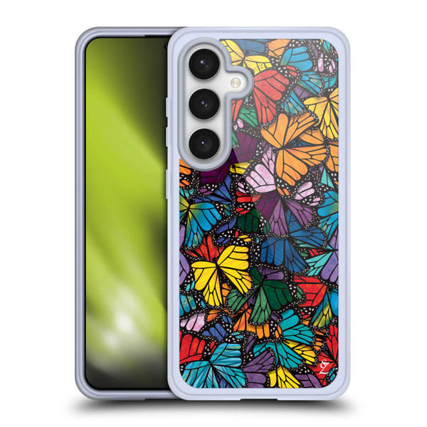 Suzan Lind Butterflies Monarch Soft Gel Case for Samsung Galaxy S24 5G