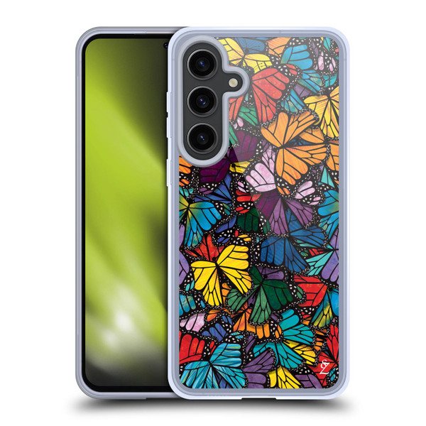 Suzan Lind Butterflies Monarch Soft Gel Case for Samsung Galaxy S24+ 5G