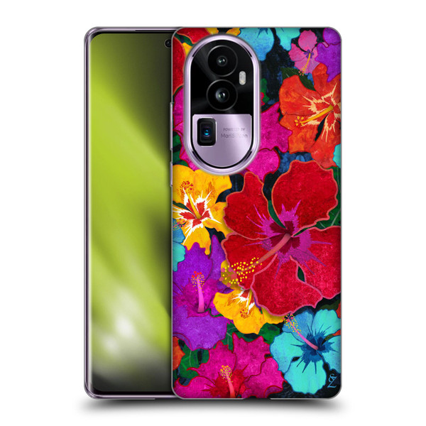 Suzan Lind Colours & Patterns Tropical Hibiscus Soft Gel Case for OPPO Reno10 Pro+