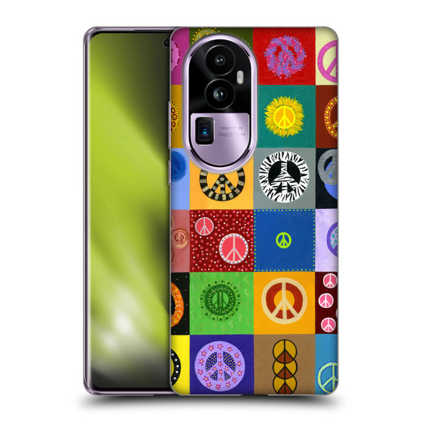 Suzan Lind Colours & Patterns Peace Quilt Soft Gel Case for OPPO Reno10 Pro+