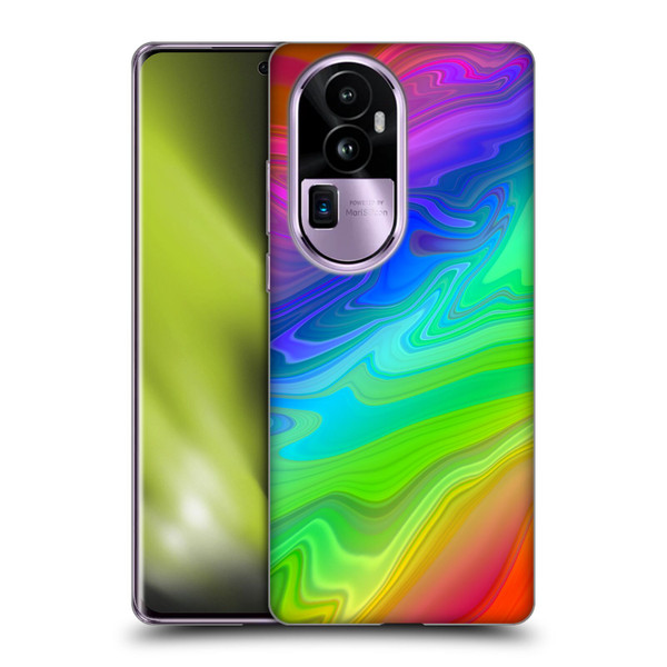 Suzan Lind Marble Rainbow Soft Gel Case for OPPO Reno10 Pro+