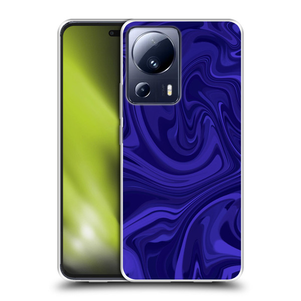 Suzan Lind Marble Indigo Soft Gel Case for Xiaomi 13 Lite 5G