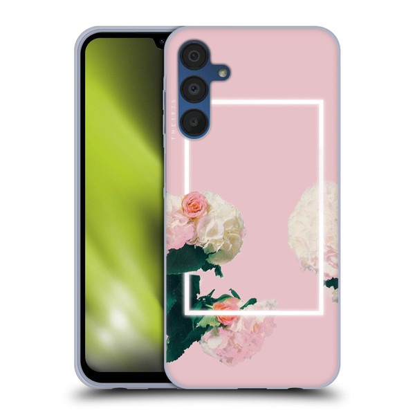 The 1975 Key Art Roses Pink Soft Gel Case for Samsung Galaxy A15
