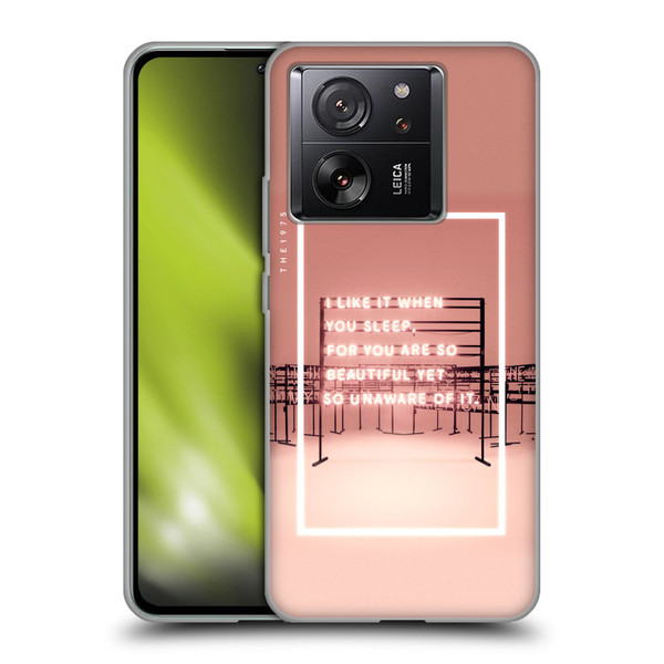The 1975 Songs I Like It When You Sleep Soft Gel Case for Xiaomi 13T 5G / 13T Pro 5G