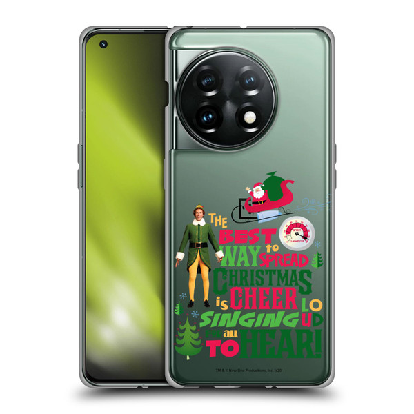 Elf Movie Graphics 1 Christmas Cheer Soft Gel Case for OnePlus 11 5G