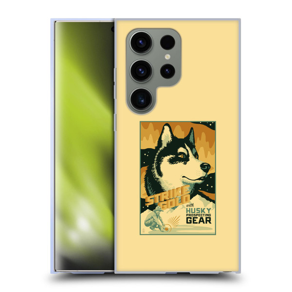 Lantern Press Dog Collection Husky Soft Gel Case for Samsung Galaxy S24 Ultra 5G
