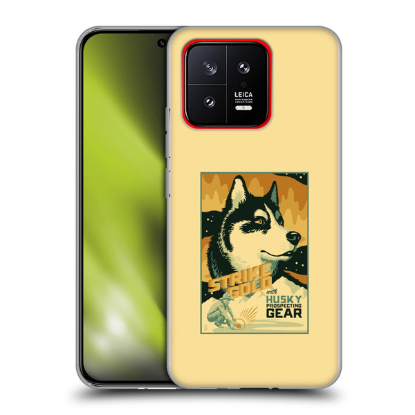 Lantern Press Dog Collection Husky Soft Gel Case for Xiaomi 13 5G