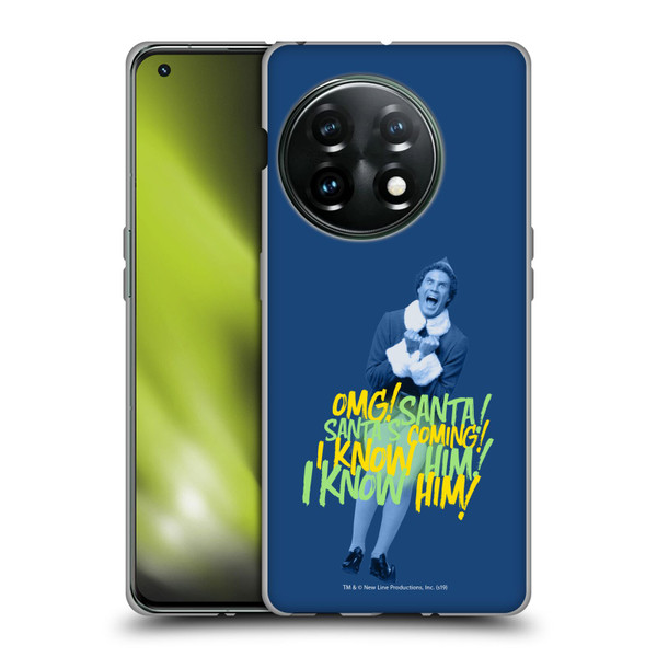 Elf Movie Graphics 2 Santa I Know Him Soft Gel Case for OnePlus 11 5G