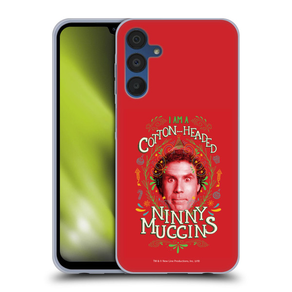 Elf Movie Graphics 2 Ninny Muggins Soft Gel Case for Samsung Galaxy A15