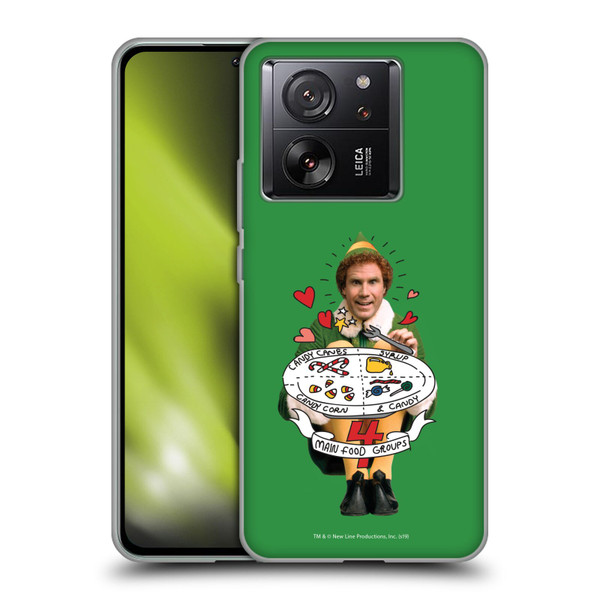 Elf Movie Graphics 2 Buddy Food Groups Soft Gel Case for Xiaomi 13T 5G / 13T Pro 5G
