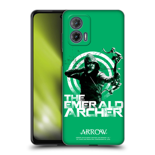 Arrow TV Series Graphics The Emerald Archer Soft Gel Case for Motorola Moto G73 5G