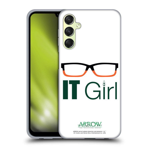 Arrow TV Series Graphics Felicity Smoak IT Girl Soft Gel Case for Samsung Galaxy A24 4G / M34 5G