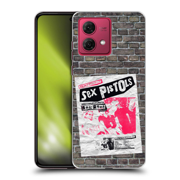 Sex Pistols Band Art Filthy Lucre Japan Soft Gel Case for Motorola Moto G84 5G