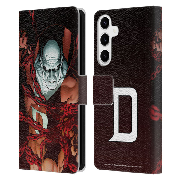 Justice League DC Comics Dark Comic Art Deadman #1 Leather Book Wallet Case Cover For Samsung Galaxy S24+ 5G