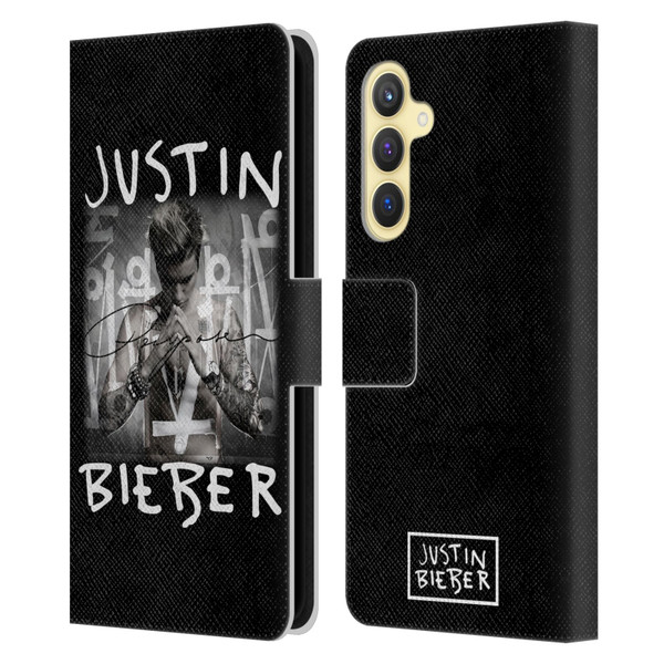 Justin Bieber Purpose Album Cover Leather Book Wallet Case Cover For Samsung Galaxy S23 FE 5G