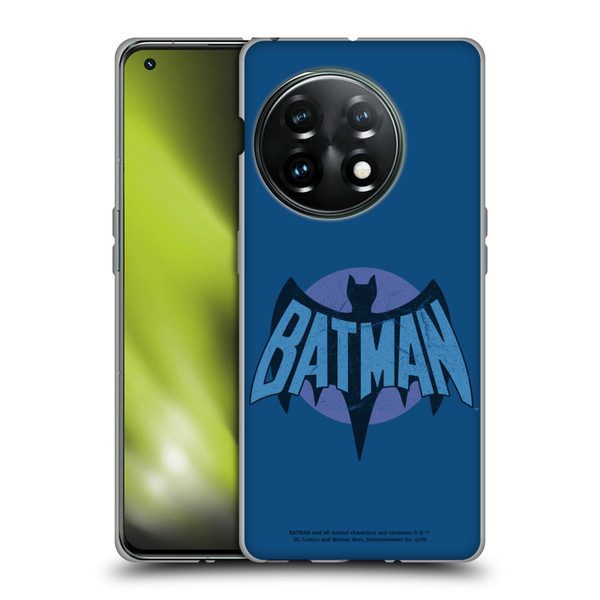 Batman TV Series Logos Distressed Look Soft Gel Case for OnePlus 11 5G