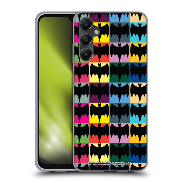 Batman TV Series Logos Patterns Soft Gel Case for Samsung Galaxy A05s