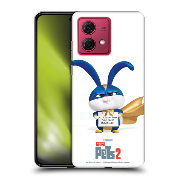 The Secret Life of Pets 2 Character Posters Snowball Rabbit Bunny Soft Gel Case for Motorola Moto G84 5G