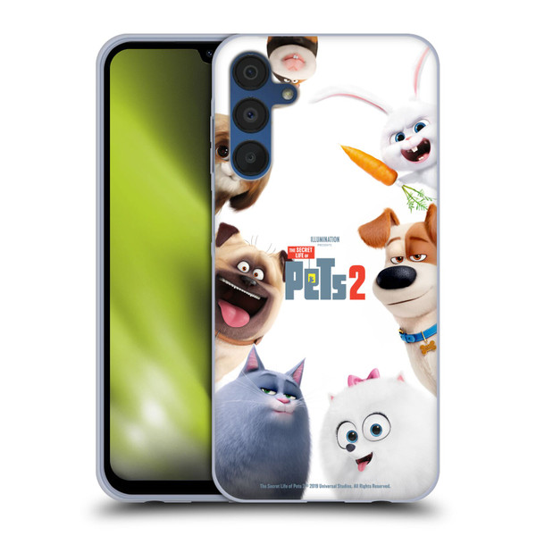 The Secret Life of Pets 2 Character Posters Group Soft Gel Case for Samsung Galaxy A15