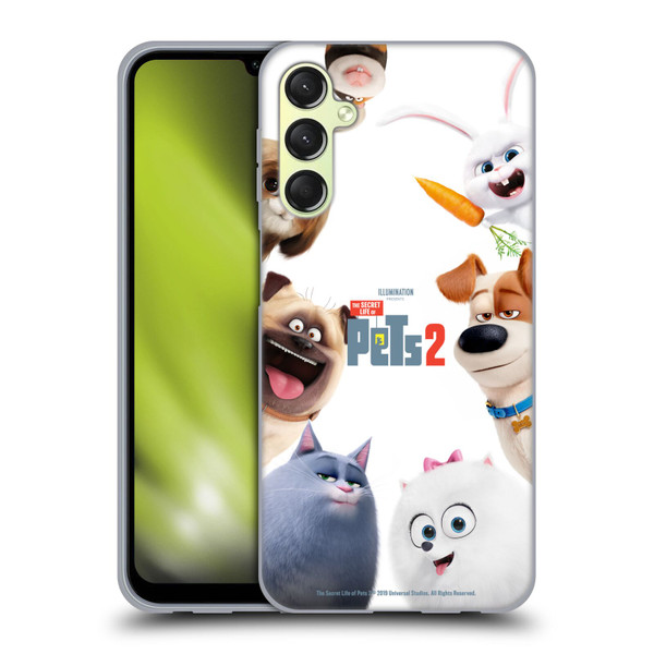 The Secret Life of Pets 2 Character Posters Group Soft Gel Case for Samsung Galaxy A24 4G / Galaxy M34 5G