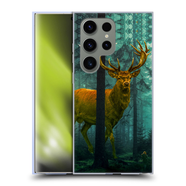 Dave Loblaw Animals Giant Forest Deer Soft Gel Case for Samsung Galaxy S24 Ultra 5G