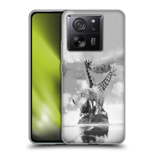 Dave Loblaw Animals Giraffe In The Mist Soft Gel Case for Xiaomi 13T 5G / 13T Pro 5G