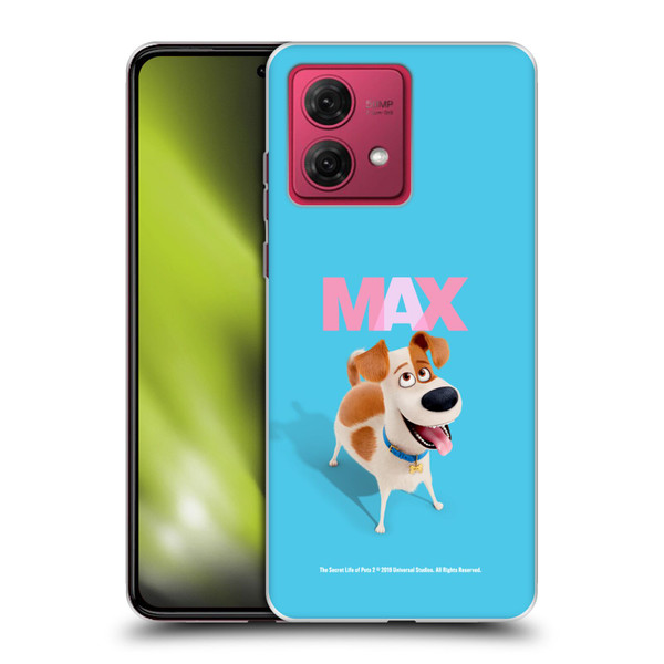 The Secret Life of Pets 2 II For Pet's Sake Max Dog Soft Gel Case for Motorola Moto G84 5G