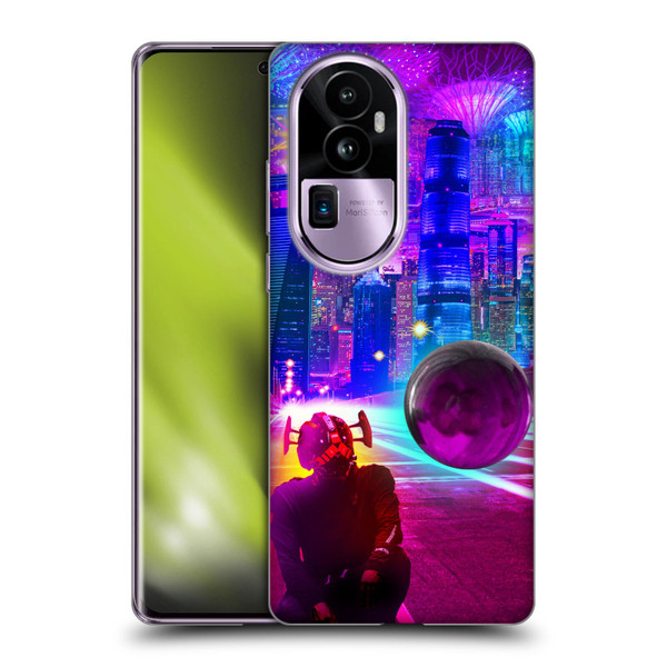 Dave Loblaw Sci-Fi And Surreal Synthwave Street Soft Gel Case for OPPO Reno10 Pro+