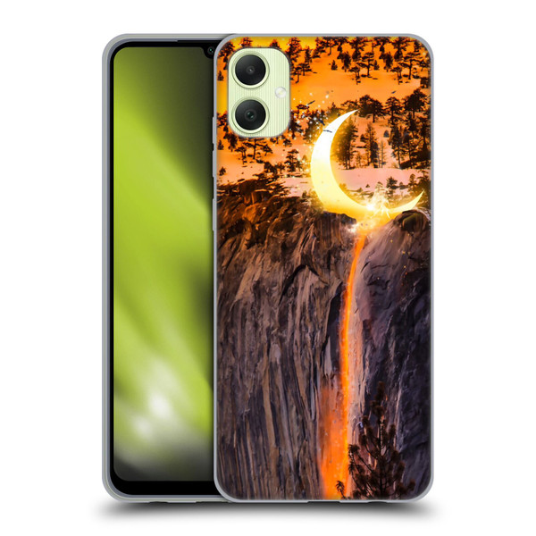 Dave Loblaw Sci-Fi And Surreal Fire Canyon Moon Soft Gel Case for Samsung Galaxy A05