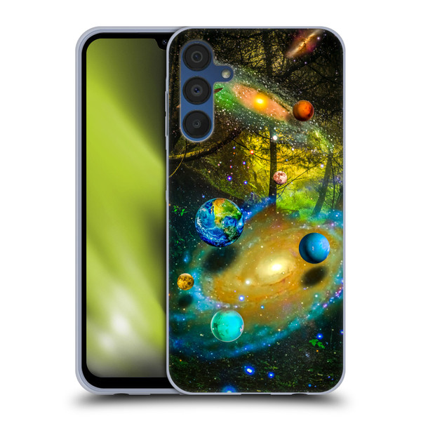 Dave Loblaw Sci-Fi And Surreal Universal Forest Soft Gel Case for Samsung Galaxy A15
