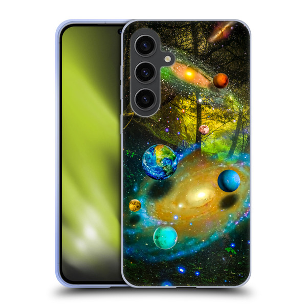 Dave Loblaw Sci-Fi And Surreal Universal Forest Soft Gel Case for Samsung Galaxy S24+ 5G