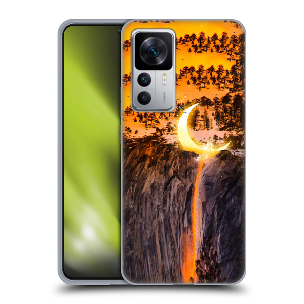 Dave Loblaw Sci-Fi And Surreal Fire Canyon Moon Soft Gel Case for Xiaomi 12T 5G / 12T Pro 5G / Redmi K50 Ultra 5G