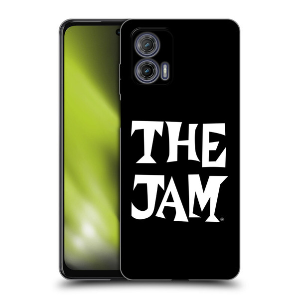 The Jam Key Art Black White Logo Soft Gel Case for Motorola Moto G73 5G