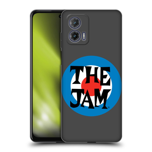 The Jam Key Art Target Logo Soft Gel Case for Motorola Moto G73 5G