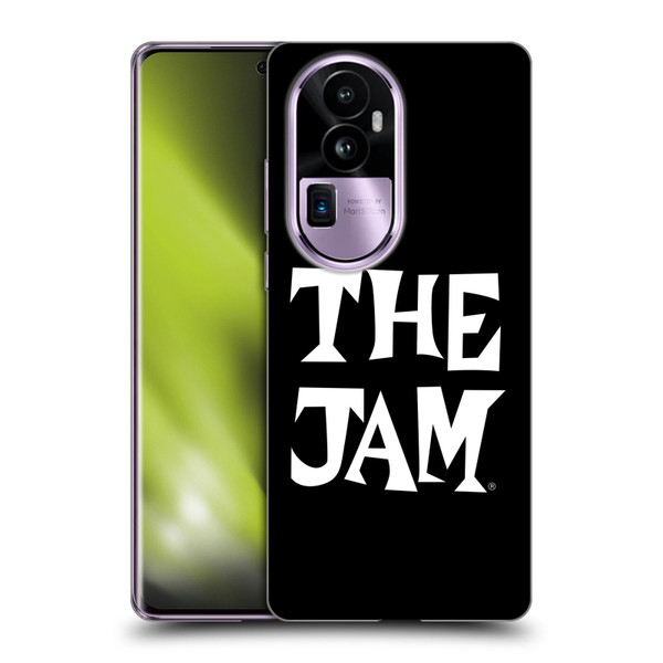 The Jam Key Art Black White Logo Soft Gel Case for OPPO Reno10 Pro+