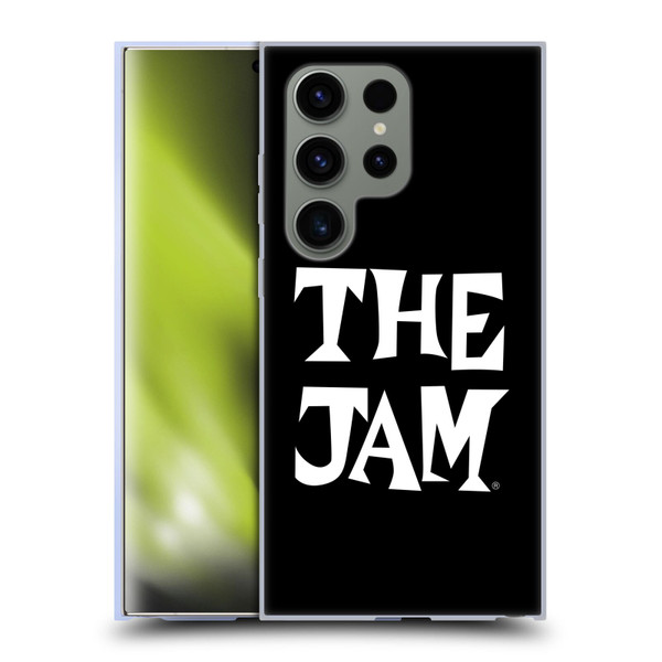 The Jam Key Art Black White Logo Soft Gel Case for Samsung Galaxy S24 Ultra 5G