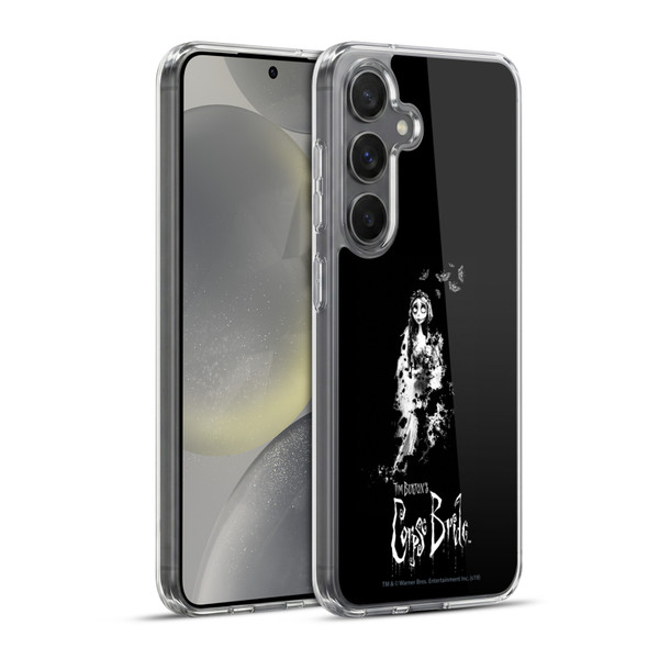 Corpse Bride Key Art Emily Splatters Soft Gel Case for Samsung Galaxy S24+ 5G & MagSafe