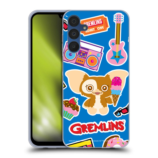 Gremlins Graphics Sticker Print Soft Gel Case for Samsung Galaxy A15
