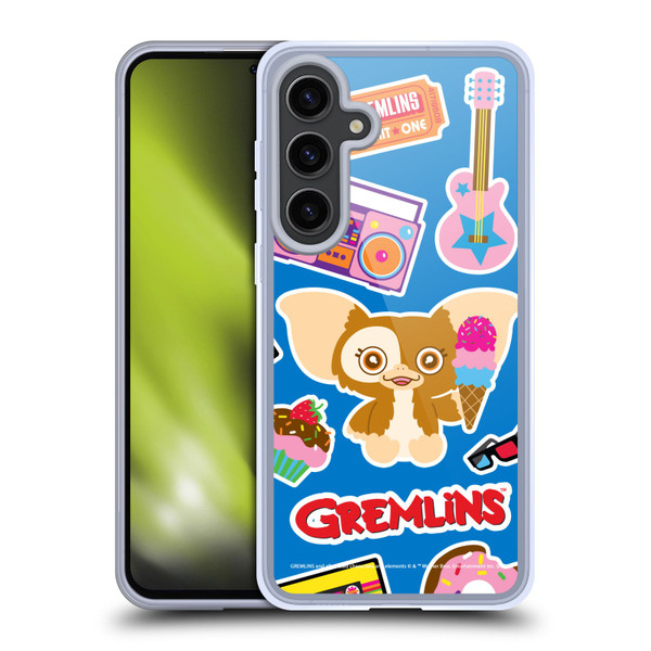Gremlins Graphics Sticker Print Soft Gel Case for Samsung Galaxy S24+ 5G