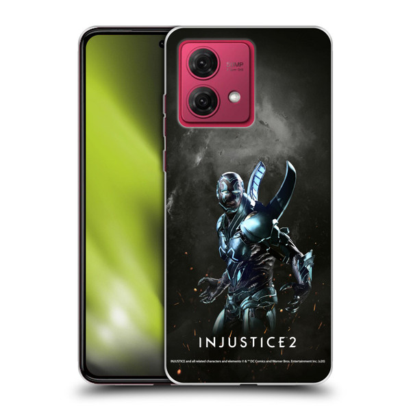 Injustice 2 Characters Blue Beetle Soft Gel Case for Motorola Moto G84 5G