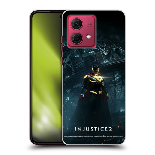 Injustice 2 Characters Superman Soft Gel Case for Motorola Moto G84 5G