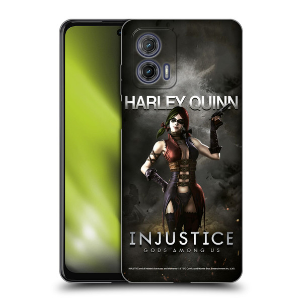 Injustice Gods Among Us Characters Harley Soft Gel Case for Motorola Moto G73 5G