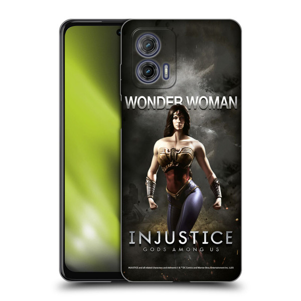 Injustice Gods Among Us Characters Wonder Woman Soft Gel Case for Motorola Moto G73 5G