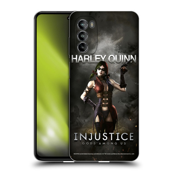 Injustice Gods Among Us Characters Harley Soft Gel Case for Motorola Moto G82 5G