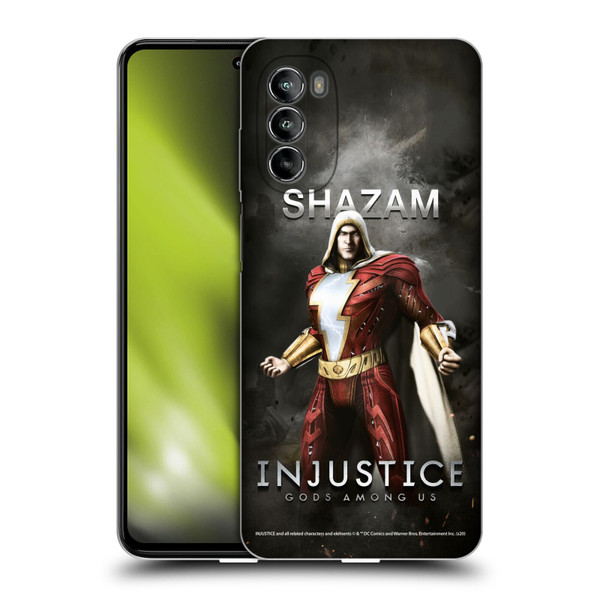 Injustice Gods Among Us Characters Shazam Soft Gel Case for Motorola Moto G82 5G