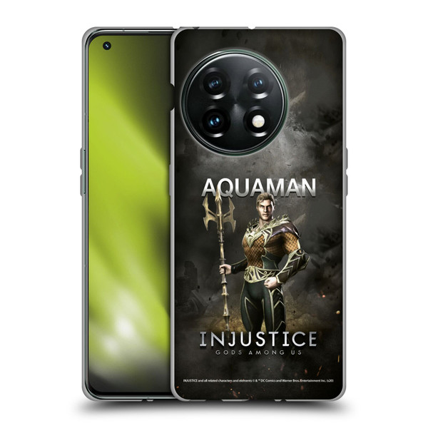 Injustice Gods Among Us Characters Aquaman Soft Gel Case for OnePlus 11 5G