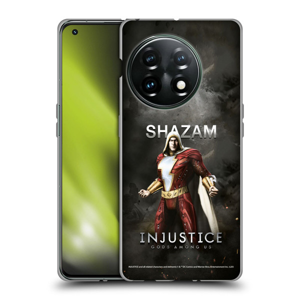 Injustice Gods Among Us Characters Shazam Soft Gel Case for OnePlus 11 5G